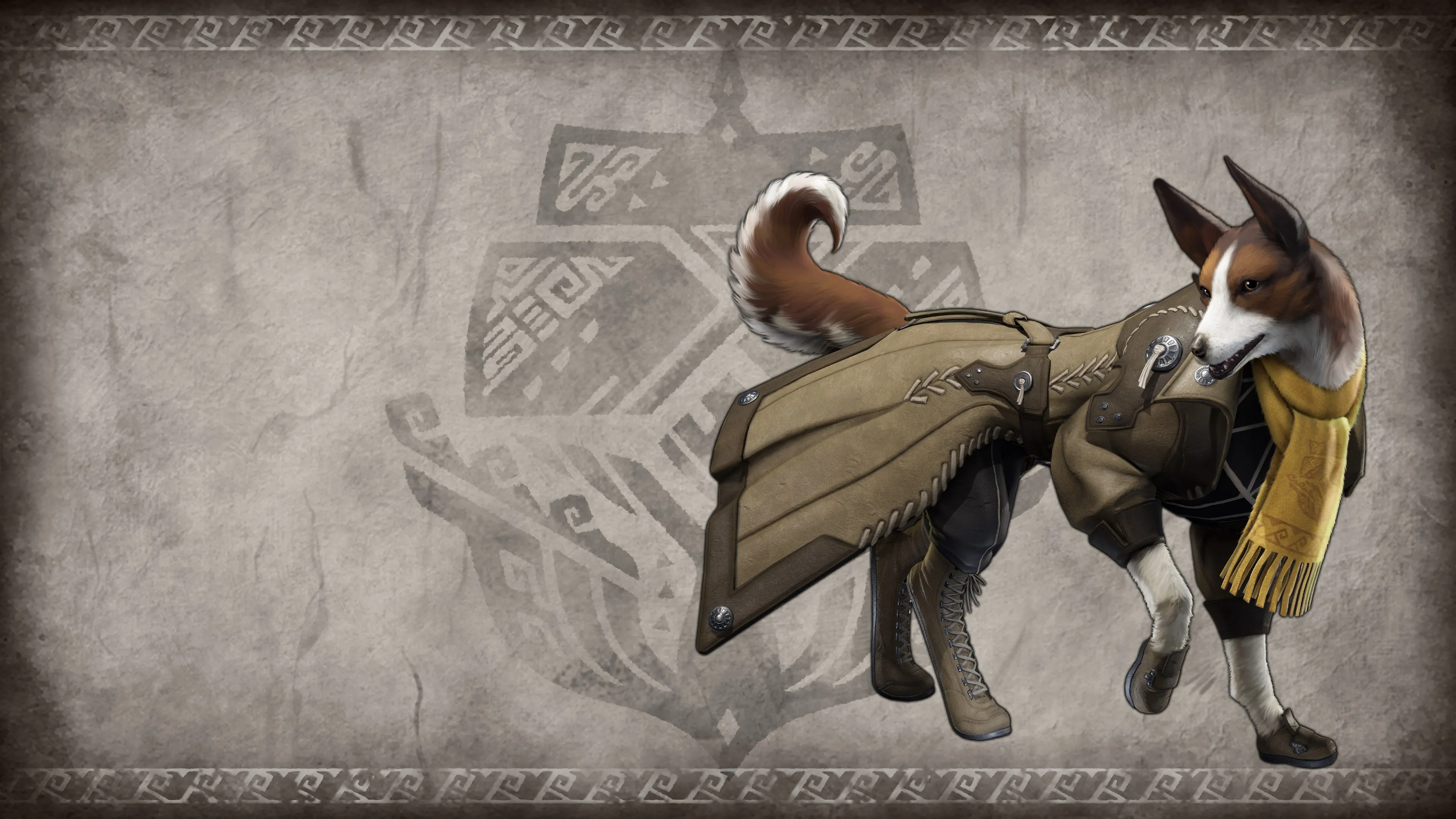 Многослойные доспехи для Паламута «Осень Собакка»