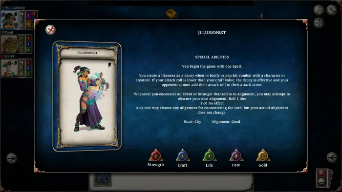 Talisman: Digital Edition - The Illusionist Character Pack — скриншот 1