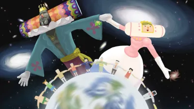 We Love Katamari REROLL+ Royal Reverie Deluxe edition — скриншот 1