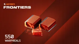 500 и 50 бонусных варп-реалов War Robots: Frontiers