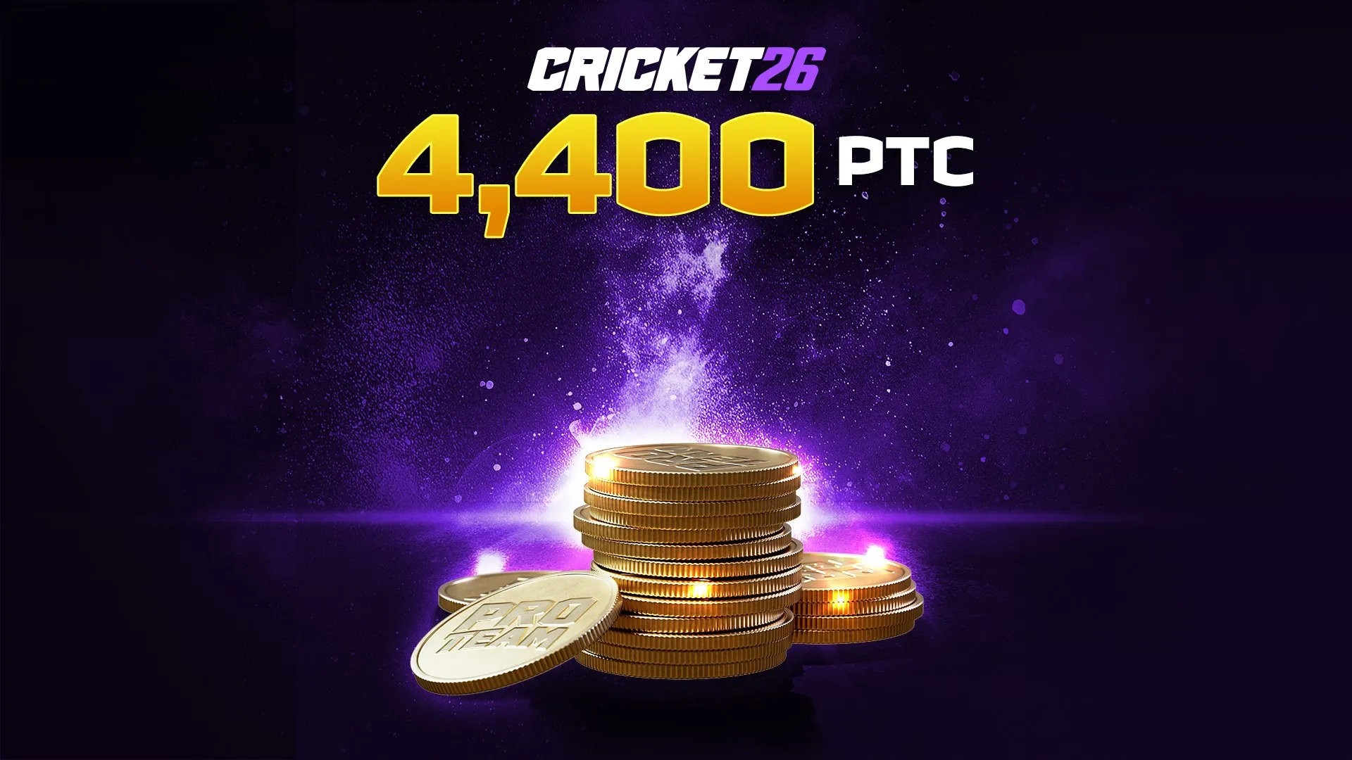 Cricket 26 - 4400 Pro Team Credits
