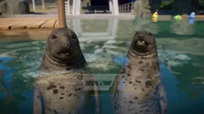 Planet Zoo: наборы «Водный мир» и «Сумерки» — скриншот 4