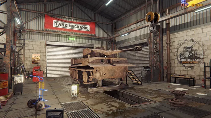Tank Mechanic Simulator - Reinforced — скриншот 9