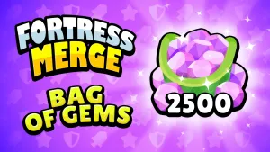 Fortress Merge: Bag of Gems - 2500