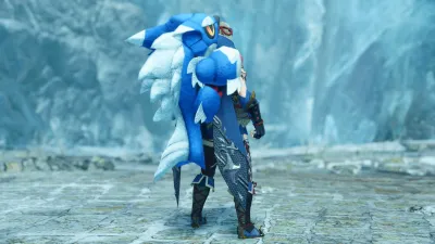 Многослойное оружие охотника «Набитый Лунагарон» (выкидной топор) — скриншот 2