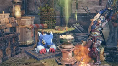 Многослойное оружие охотника «Набитый Лунагарон» (выкидной топор) — скриншот 5