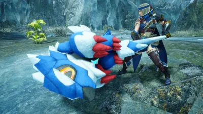 Многослойное оружие охотника «Набитый Лунагарон» (выкидной топор) — скриншот 9