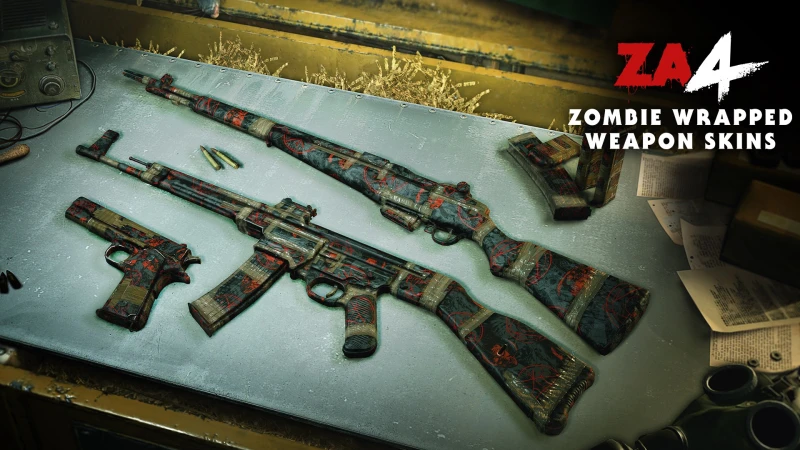 Zombie Army 4: Zombie Wrapped Weapon Skins