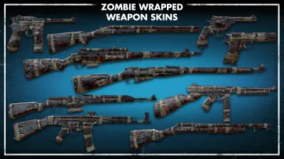 Zombie Army 4: Zombie Wrapped Weapon Skins — скриншот 1