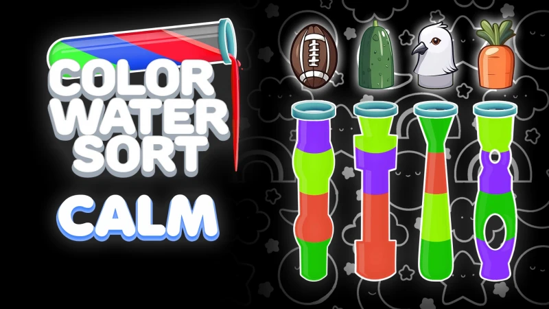 Color Water Sort: Calm DLC