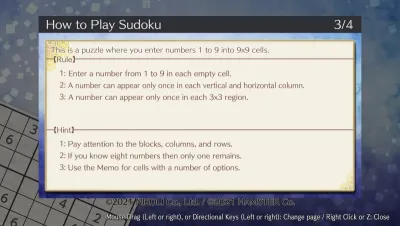 Puzzle by Nikoli W Sudoku (Windows) — скриншот 4