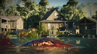Jurassic World Evolution 3: Болото — скриншот 2
