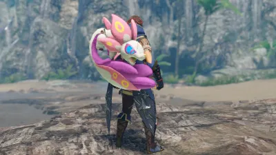 Многослойное оружие охотника «Набитый Мидзуцунэ» (тяжелое лукорудие) — скриншот 1