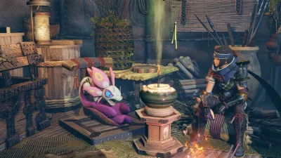 Многослойное оружие охотника «Набитый Мидзуцунэ» (тяжелое лукорудие) — скриншот 7