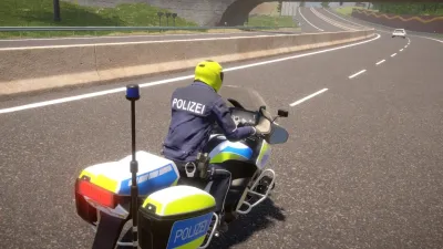 Autobahn Police Simulator 3 - Police Motorcycle — скриншот 2