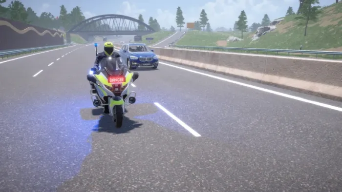 Autobahn Police Simulator 3 - Police Motorcycle — скриншот 3