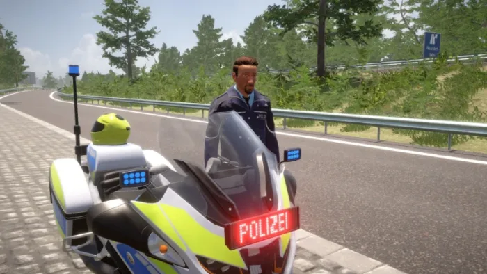 Autobahn Police Simulator 3 - Police Motorcycle — скриншот 4