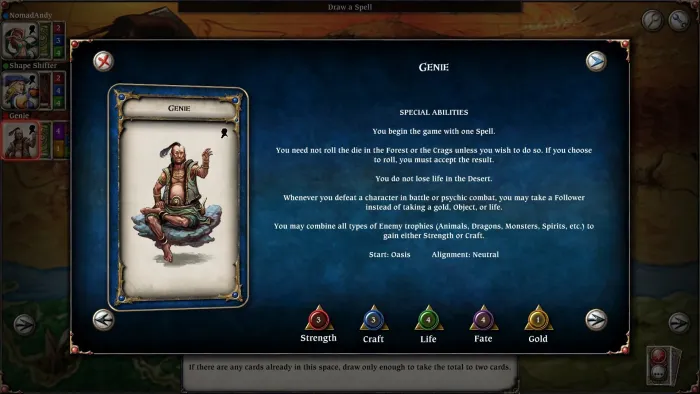 Talisman: Digital Edition - The Genie Character Pack — скриншот 2