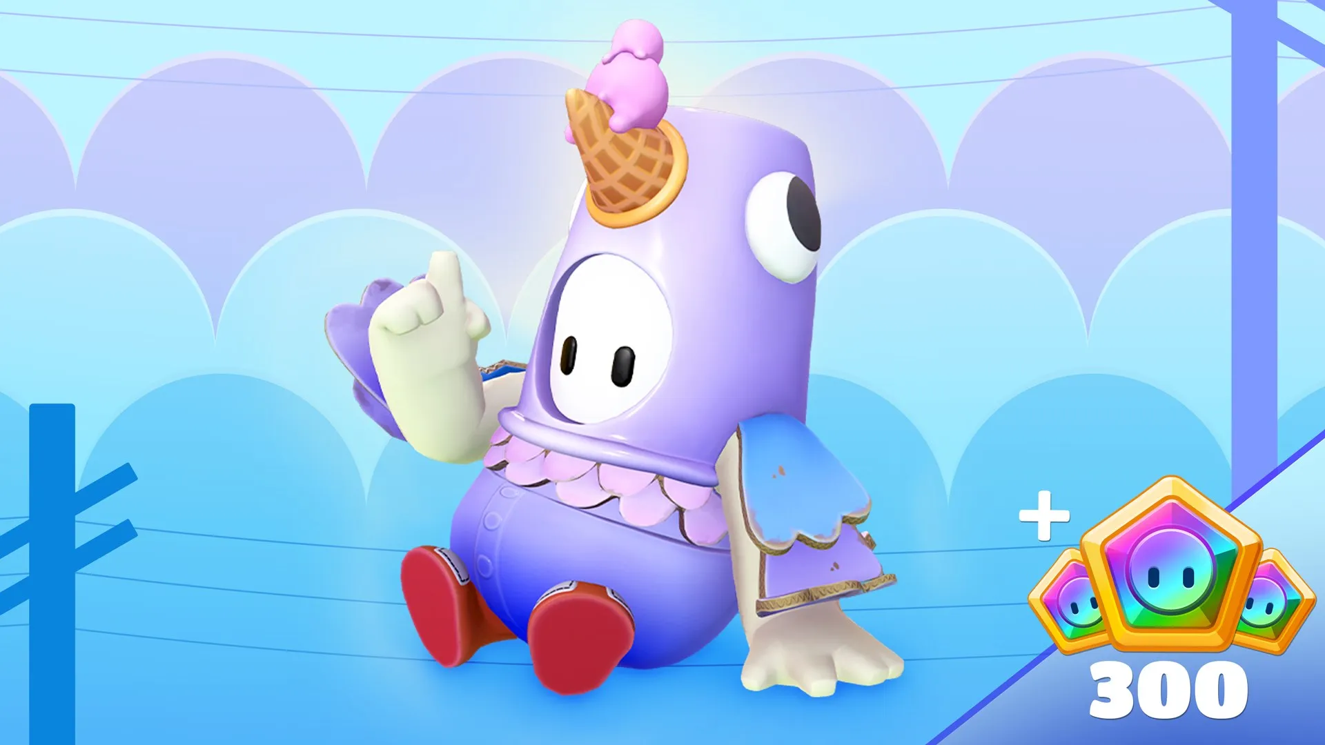 Fall Guys: «Самодельный голубь»