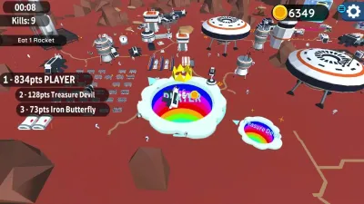 Hole io: Red Planet DLC — скриншот 3