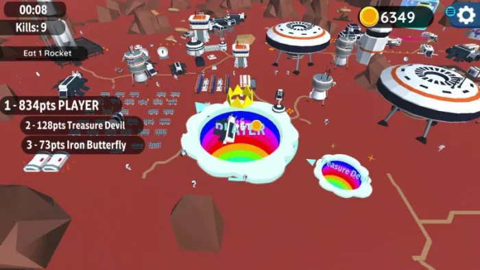 Hole io: Red Planet DLC — скриншот 3