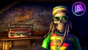 AAA Dynamic Scenes - Happy Reggae Skeleton Dynamic Scene