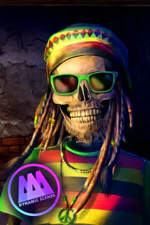 AAA Dynamic Scenes - Happy Reggae Skeleton Dynamic Scene