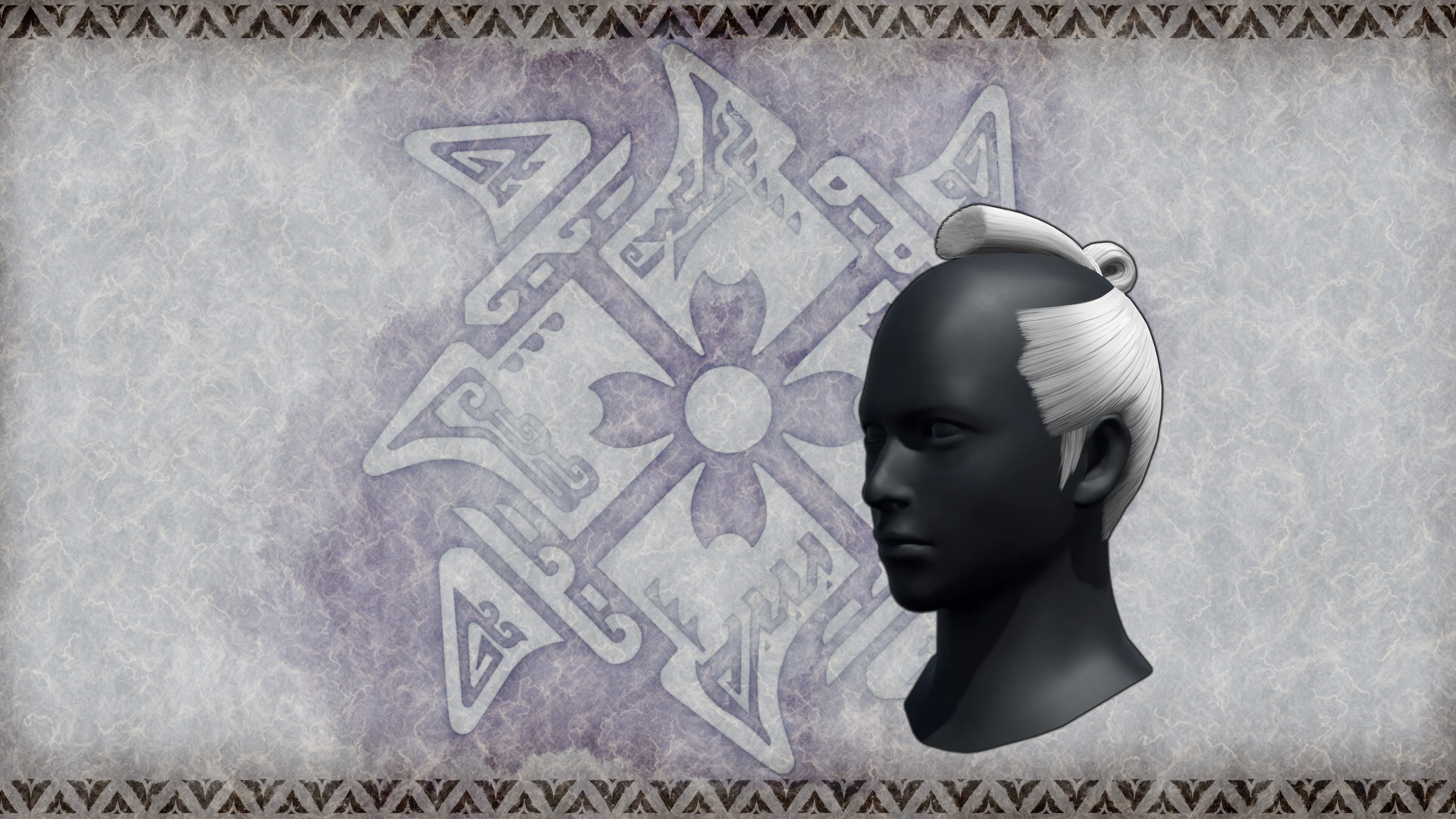 Прическа "Узел на макушке"