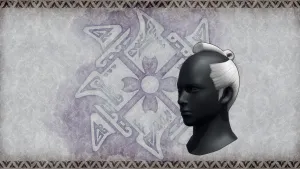 Прическа "Узел на макушке"