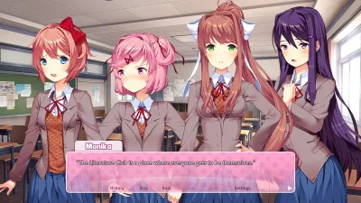 Doki Doki Literature Club Plus! — скриншот 1