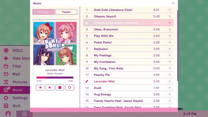 Doki Doki Literature Club Plus! — скриншот 4