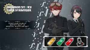 Digimon Story Time Stranger - Costume Public Safety Suit & Special Supplies Set