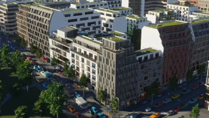 Cities: Skylines II - Creator Pack: Urban Promenades — скриншот 4
