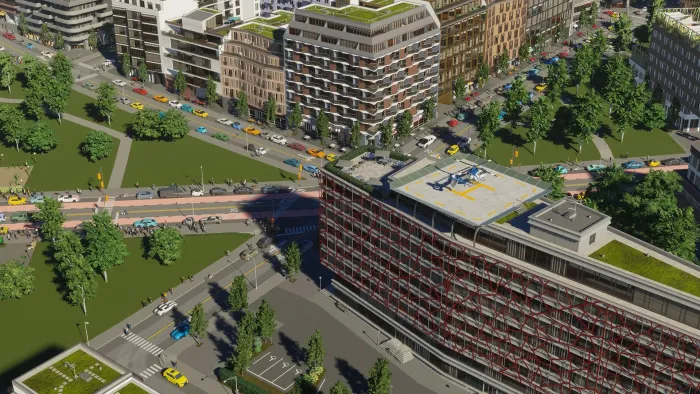 Cities: Skylines II - Creator Pack: Urban Promenades — скриншот 9