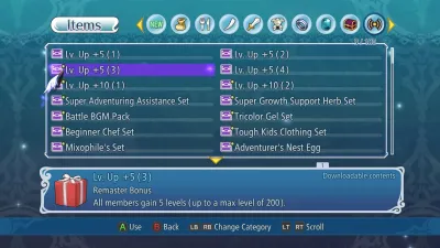 Tales of Graces™f Remastered - Lv. Up+5 (3) — скриншот 1