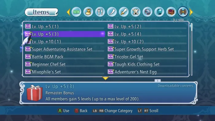 Tales of Graces™f Remastered - Lv. Up+5 (3) — скриншот 1