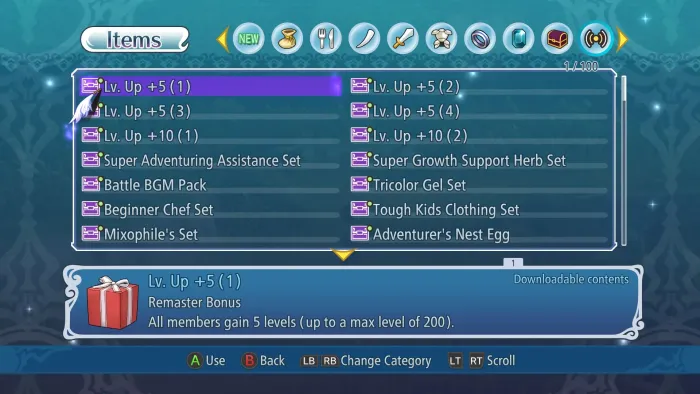 Tales of Graces™f Remastered - Lv. Up+5 (1) — скриншот 1