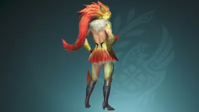 Костюм Джеммы: костюм краснопёрого сейкрета — скриншот 1