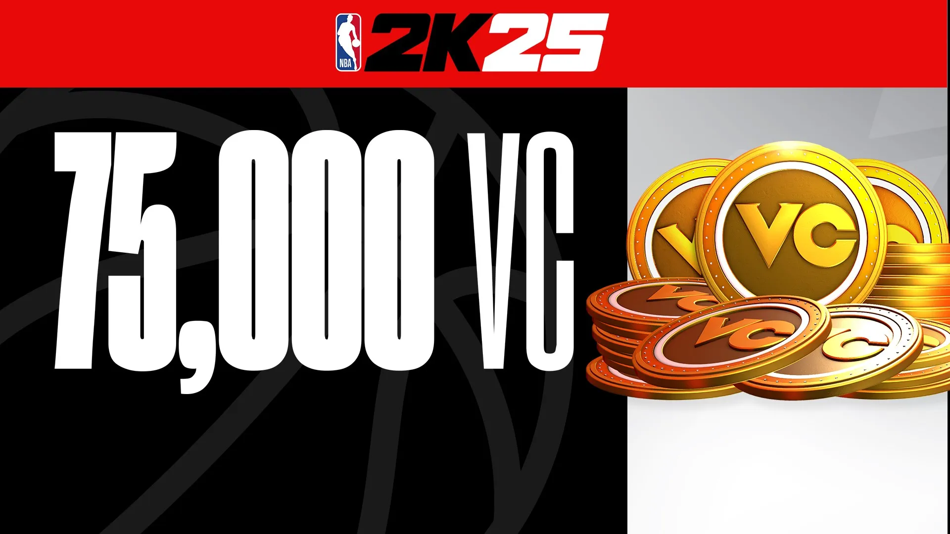 Набор с 75000 виртуальной валюты NBA 2K25