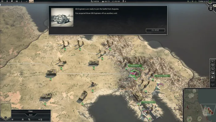 Panzer Corps 2: Allied Operations - Italy: Vol.1 — скриншот 3