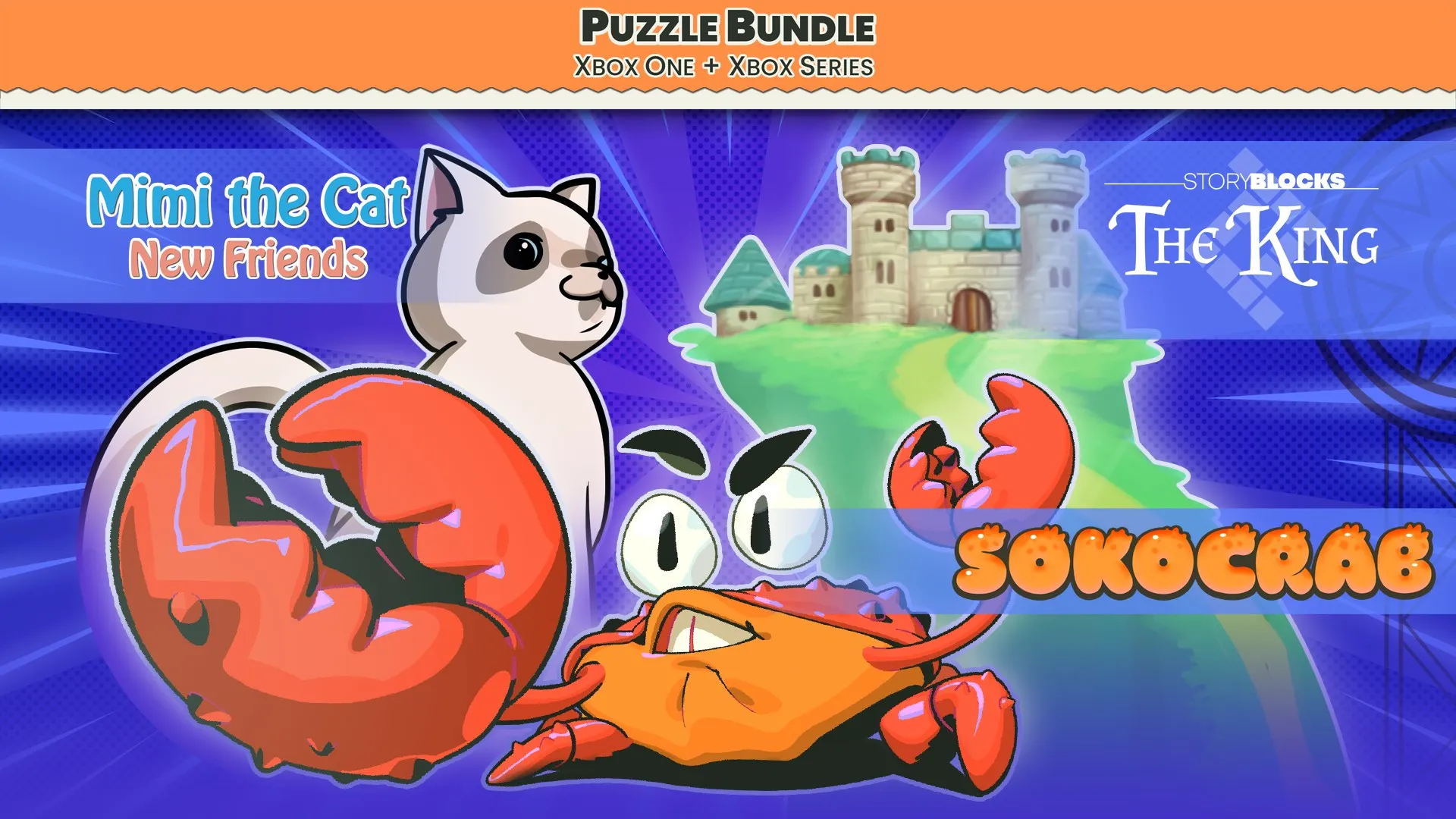 Puzzle Bundle Xbox - Mimi New Friend, Sokocrab and StoryBlocks