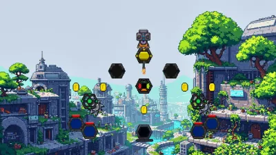 Cubey: Hexfall — скриншот 6