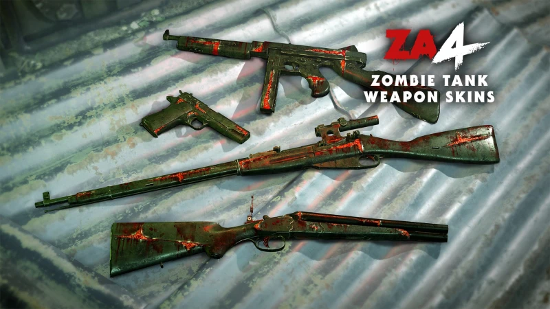 Zombie Army 4: Zombie Tank Weapon Skins