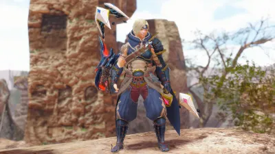 Многослойное оружие охотника «Затерянный код: Телт» (глефа насекомых) — скриншот 1