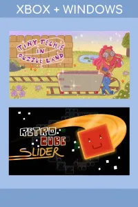 Tiny Techie in Puzzle Land / Retro Cube Slider (Bundle)