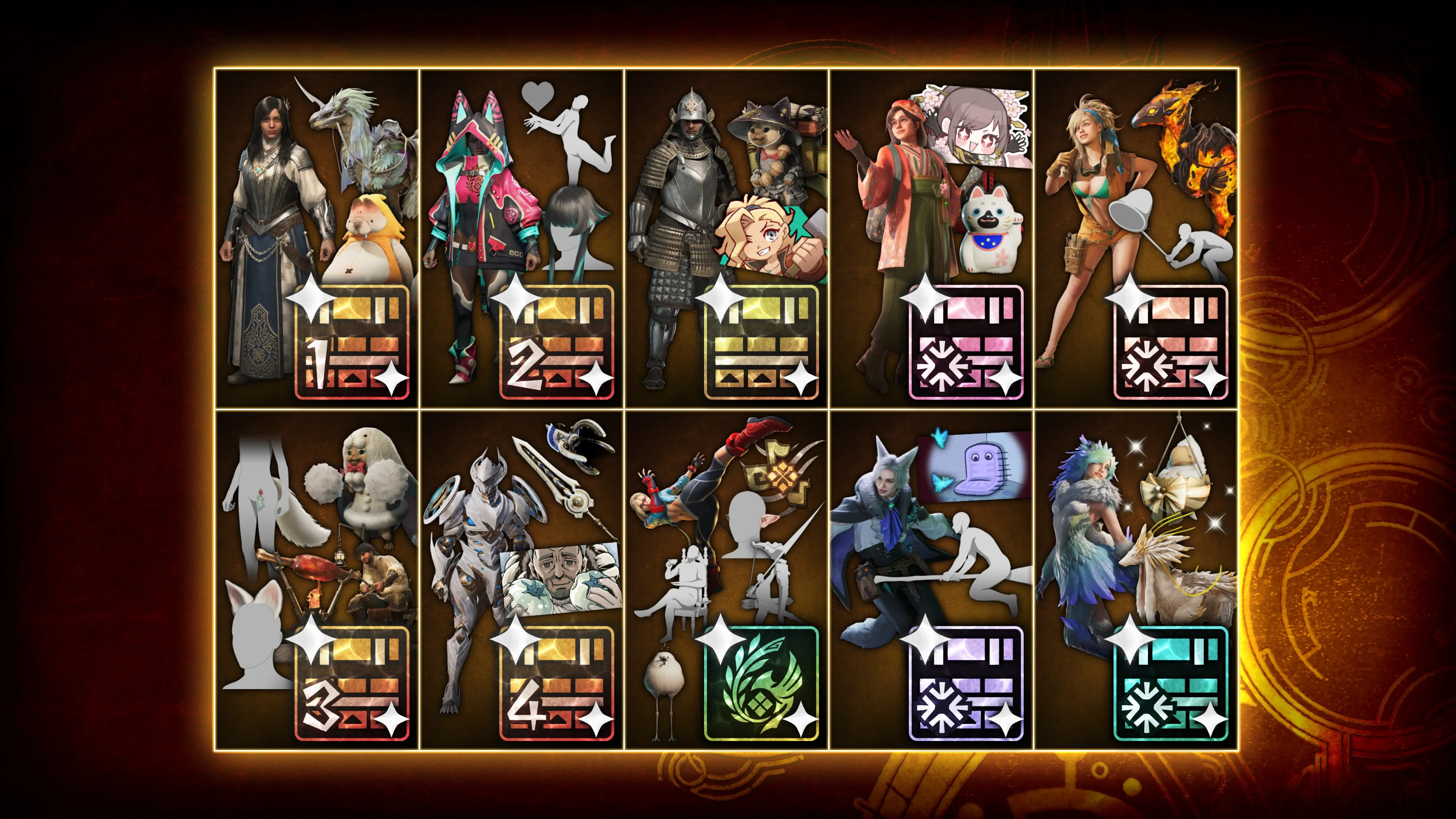 Коллекция украшений для Monster Hunter Wilds