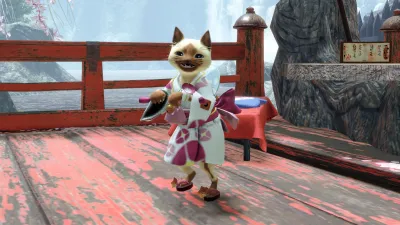 Многослойные доспехи для Палико "F Цветочная юката" — скриншот 5