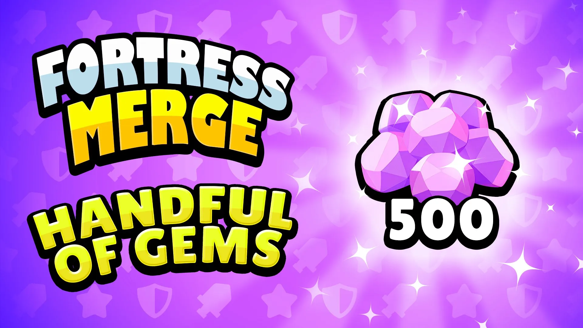 Fortress Merge: Handful of Gems - 500