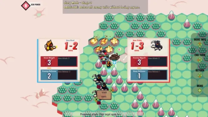Gem Wizards Tactics — скриншот 4