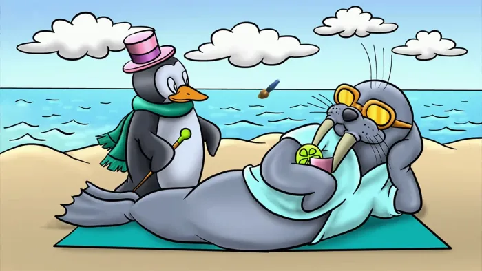 Coloring Book: Silly Animals — скриншот 4